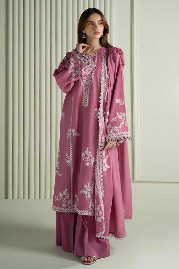 Cross Stitch Dhanak Embroidered Unstitched 3PC FF-2471 - alternate view
