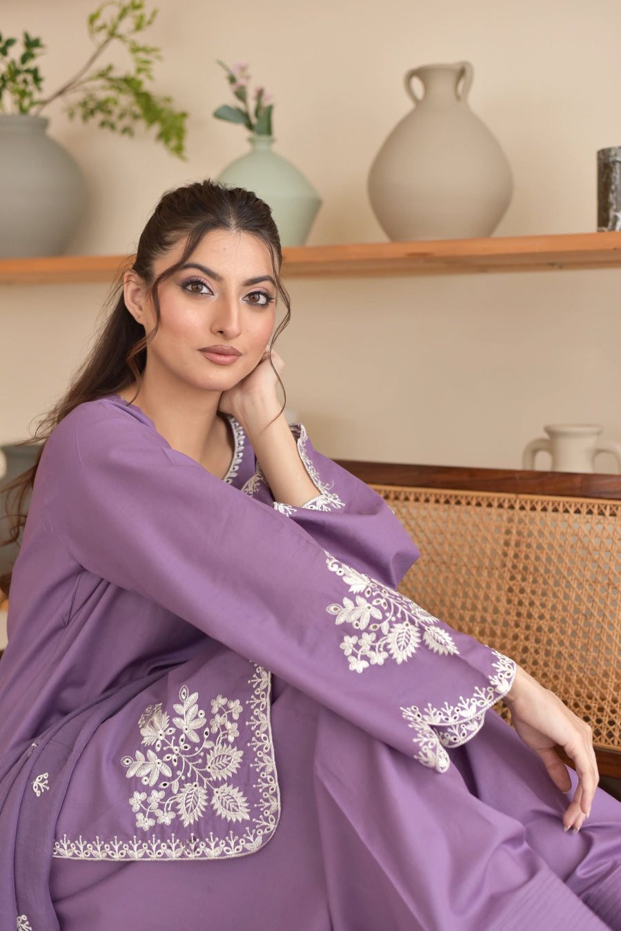 Aneelas Dhanak Embroidered Unstitched 3PC FF-2560 - alternate view