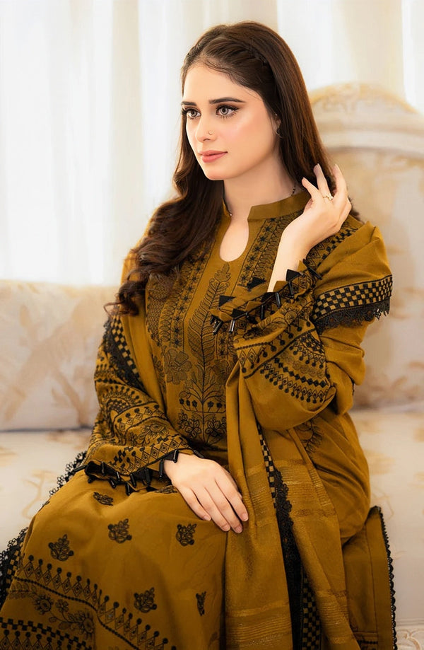 Urge Dhanak Embroidered Unstitched 3PC FF-2445