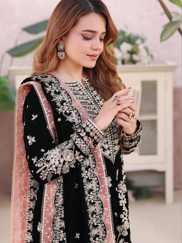 Aneela's Summer Embroidered Cotton Unstitched 3PC Suit 2026 - alternate view