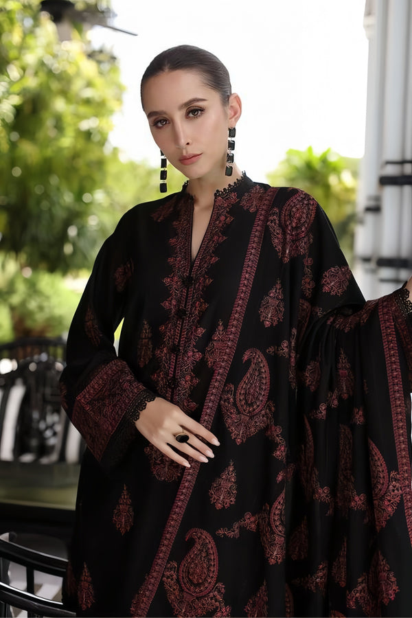 Bareeze Dhanak Embroidered Unstitched 3PC FF-2472 - alternate view