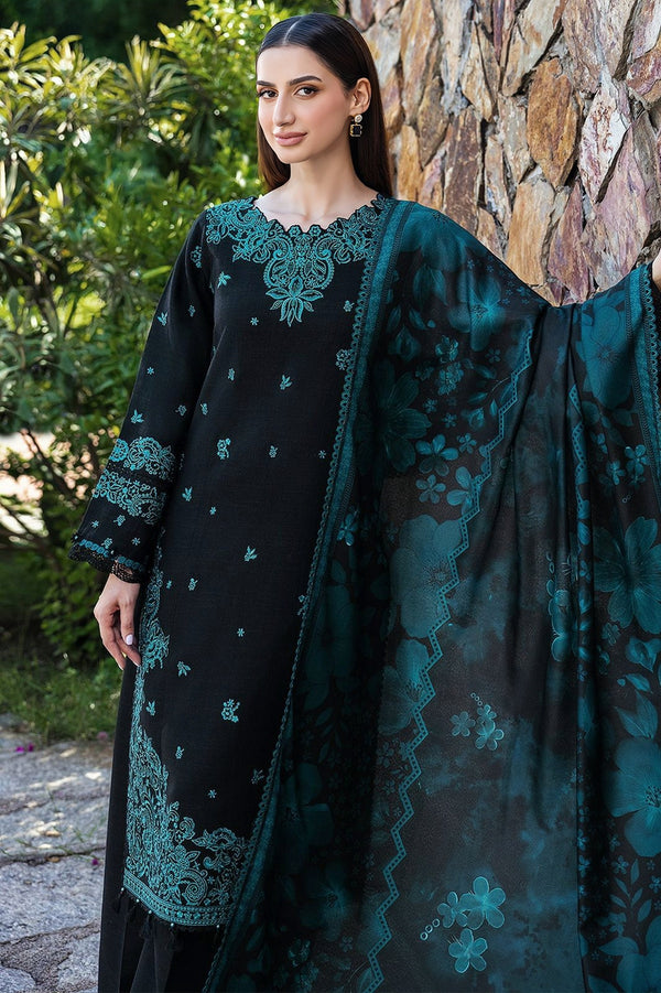 Maria B Dhanak Embroidered Unstitched 3PC FF-2455