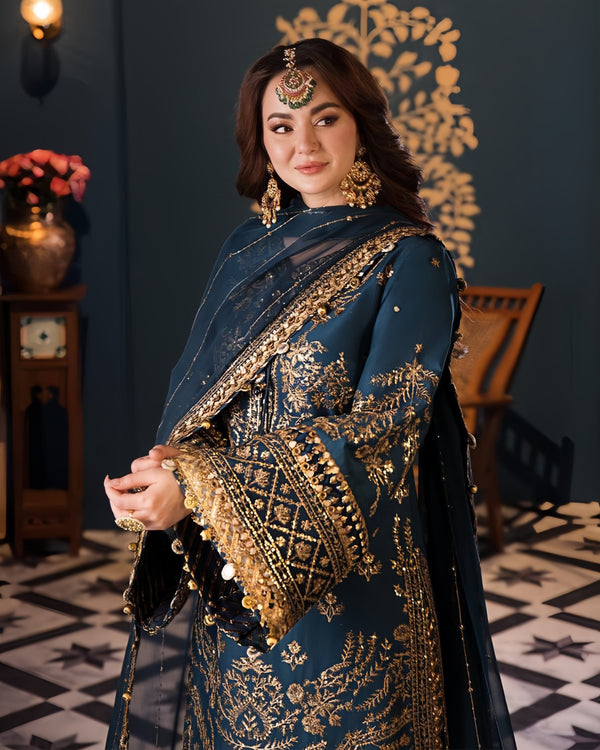 Asim Jofa Luxury Summer Chiffon Embroidered Unstitched 3PC 2026 - alternate view