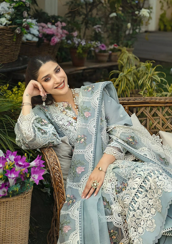 Elaf Summer Cotton Unstitched 3PC Suit SE-1040 - alternate view