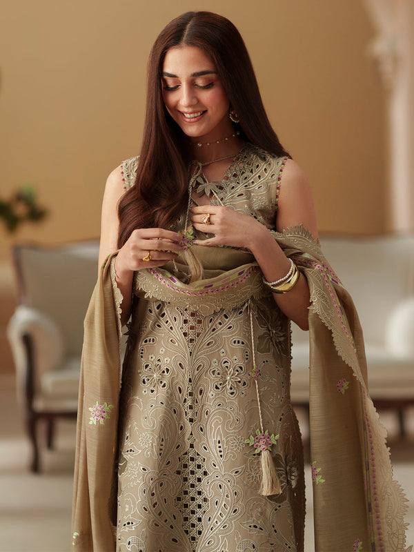 Bin Ilyas Summer Lawn Embroidered Unstitched 3PC SK-1199 - alternate view