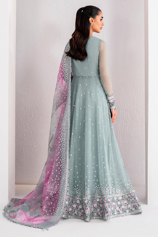 Jazmin Chiffon Embroidered Unstitched 3PC SK-2417 - alternate view