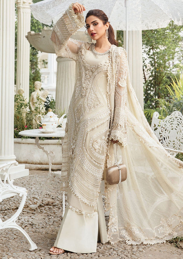 Maria B Chiffon Embroidered Unstitched 3PC SK-2411 (Premium Edition) - alternate view