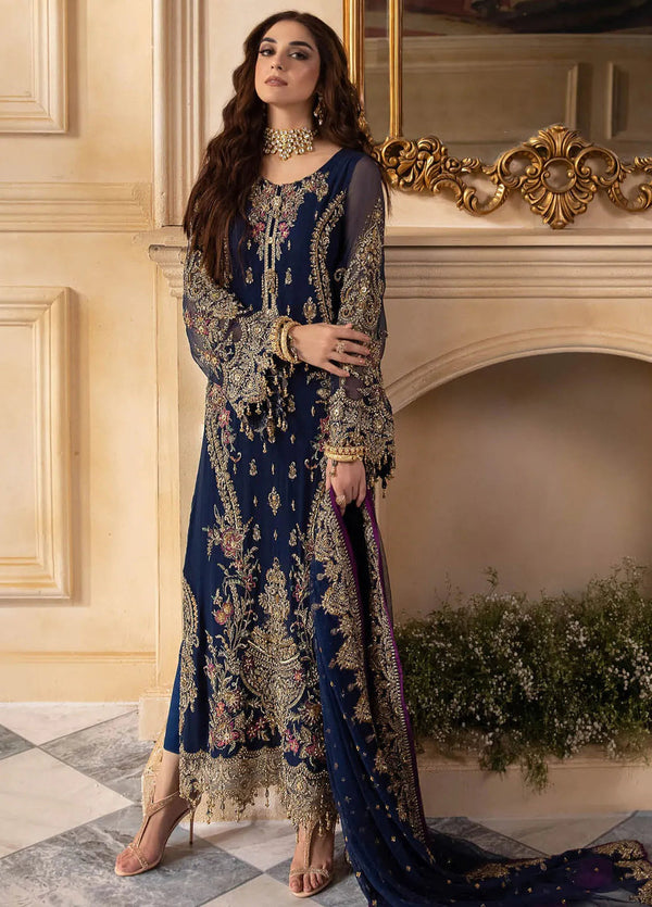 Charimza Chiffon Embroidered Unstitched 3PC SK-2419 - alternate view