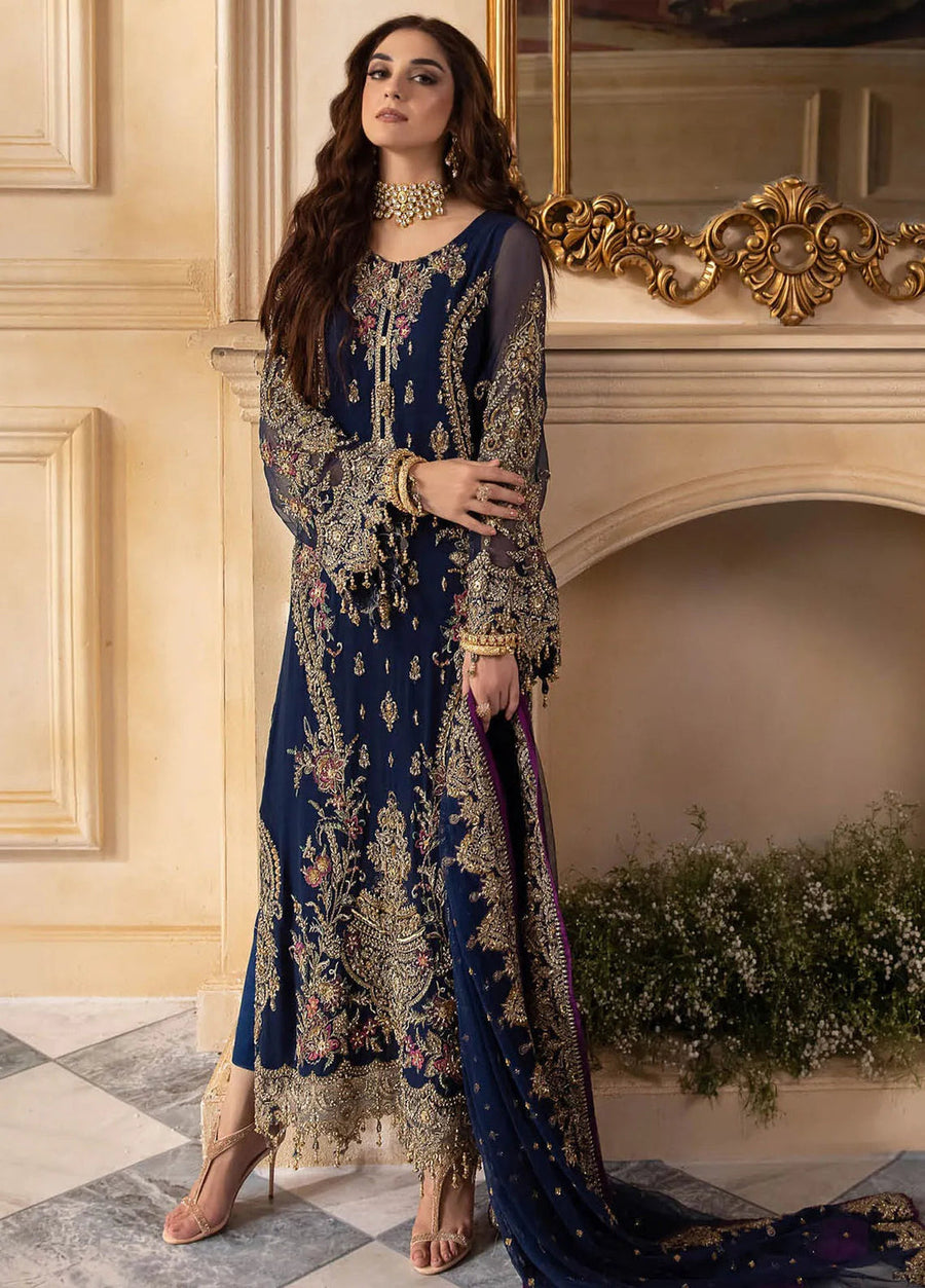 Charimza Chiffon Embroidered Unstitched 3PC SK-2419 - alternate view