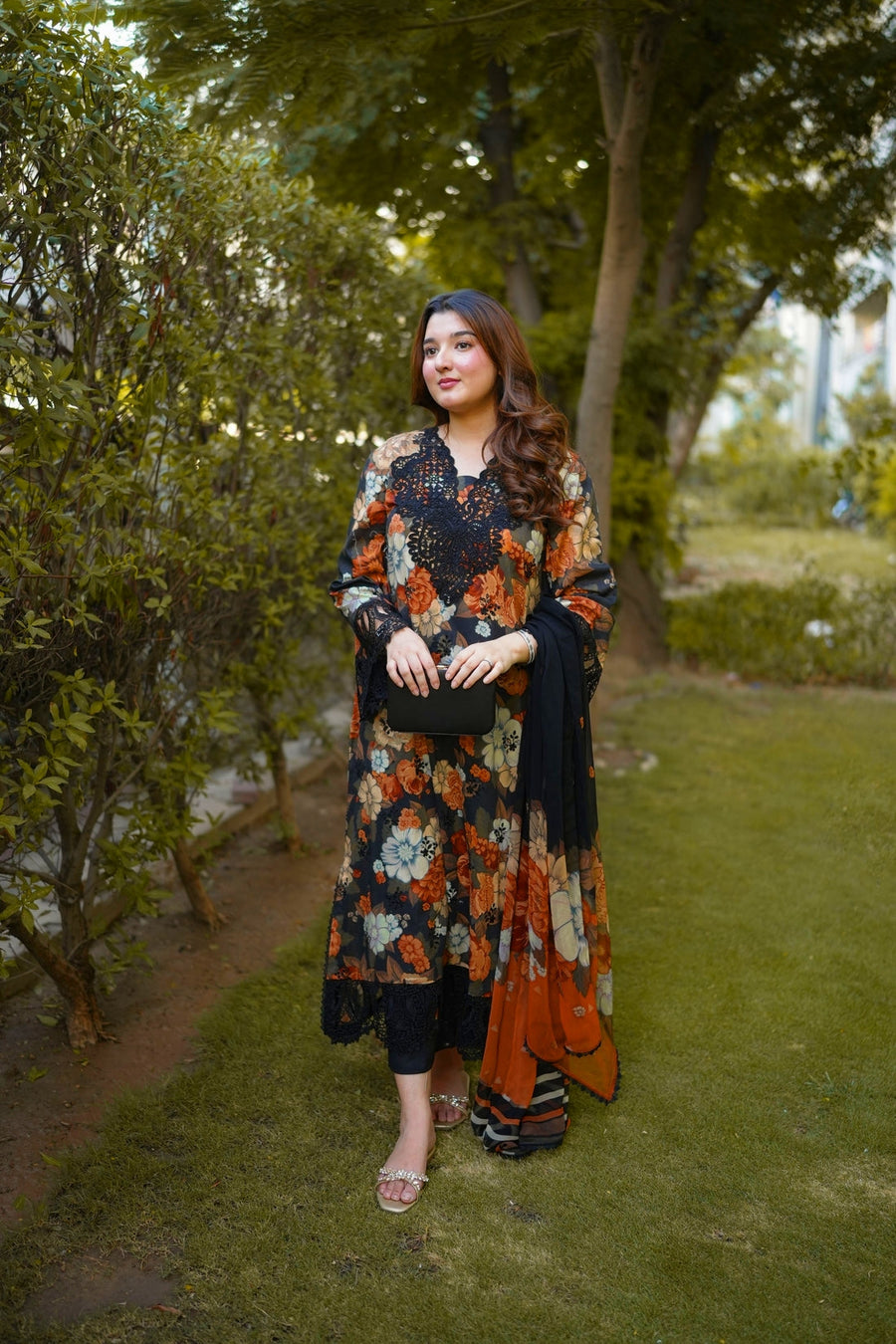 Aneela Linen Summer Unstitched 3PC FF-7273 - alternate view