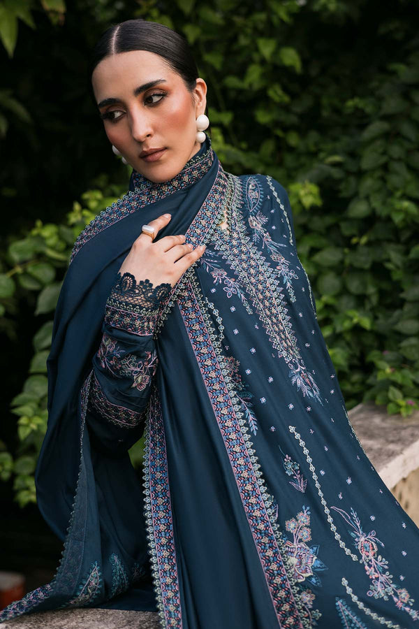 Maria B Dhanak Embroidered Unstitched 3PC FF-2564 - alternate view