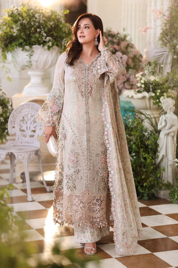 Maria B Chiffon Embroidered Unstitched 3PC SK-2422 - alternate view